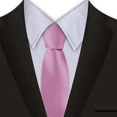 Men's Solid Pure 2 36 Plain Formal Ties Narrow Tie