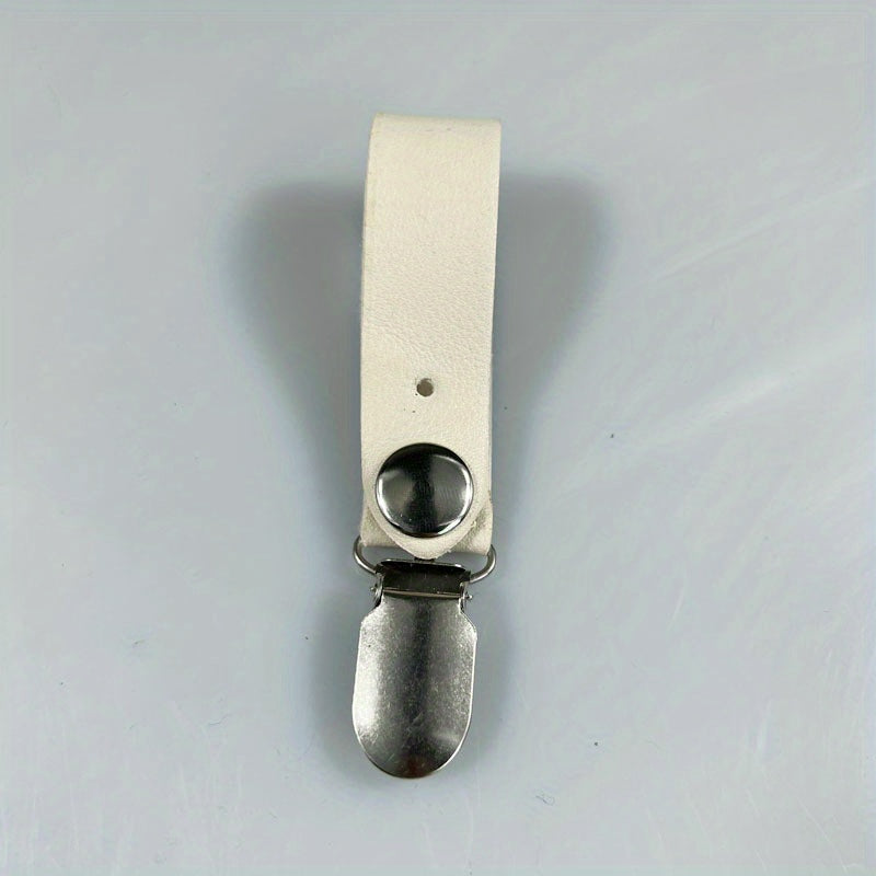 PU Leather Hat Clip Casual Solid Hat Clip For Travel Handbag Backpack