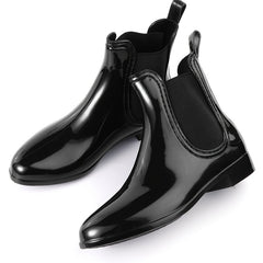 Women's Waterproof Chelsea Ankle Rain Boots