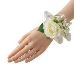 Classic Rose Corsage for Groom, Weddings, Formal Events