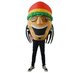 Inflatable Jamaican Costume Adult Size 150cm