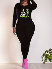 Halloween Casual Outfits Two Piece Set