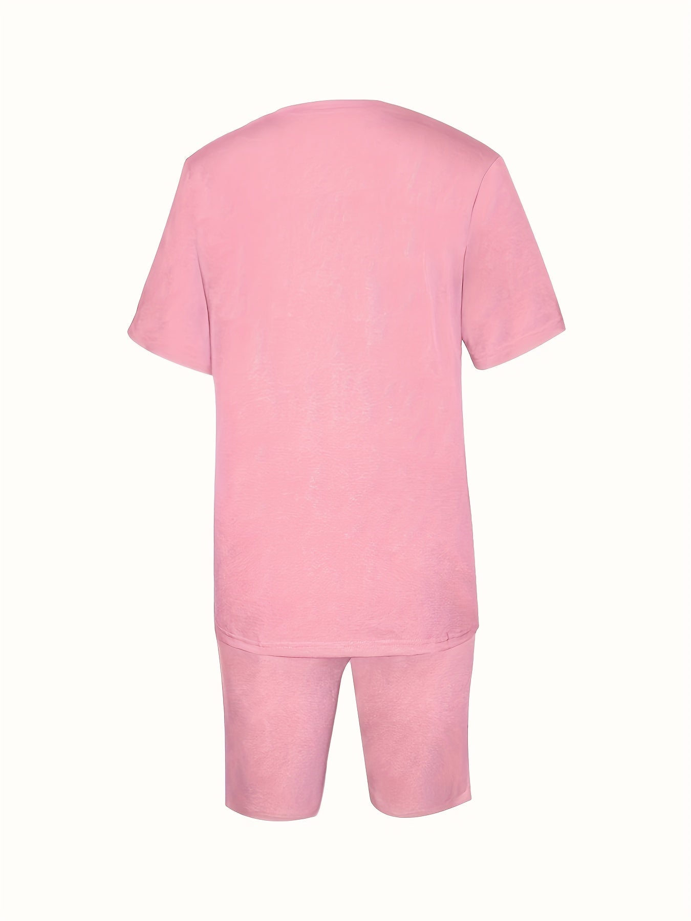 Casual Two piece Set T shirt & Workout Shorts Women's Clothing