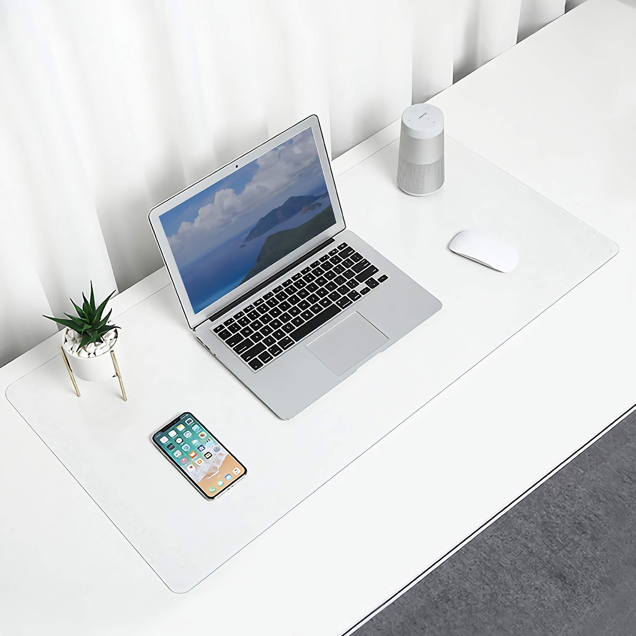 Clear Desk Pad Protector Transparent Mouse Mat Cuttable Cover