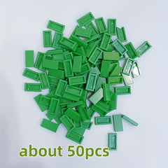 ABS Plastic 1x2 Light Plate Bricks Mixed Building Blocks DIY Education Toy Parts