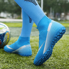 Men's High Top Non Slip AG Football Cleat Professional Soccer Cleats