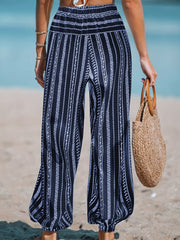 Floral Print Joggers Drawstring Pants
