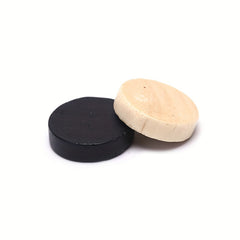 30pcs Wooden Checkers Set with 2 Dices Chess Piece Game Entertainment