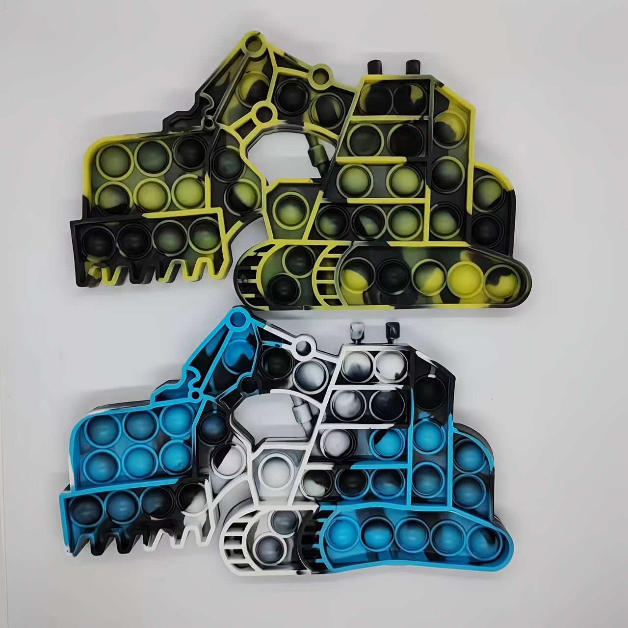 2pcs Excavator Silicone Push Bubbles Fidget Pop Sensory Toy