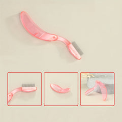 Metal Folding Eyelash Comb for Grooming Eyebrow & Eyelash