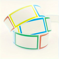 Self-Adhesive Large Label Stickers, Blank Handwritten Product Label Rolls