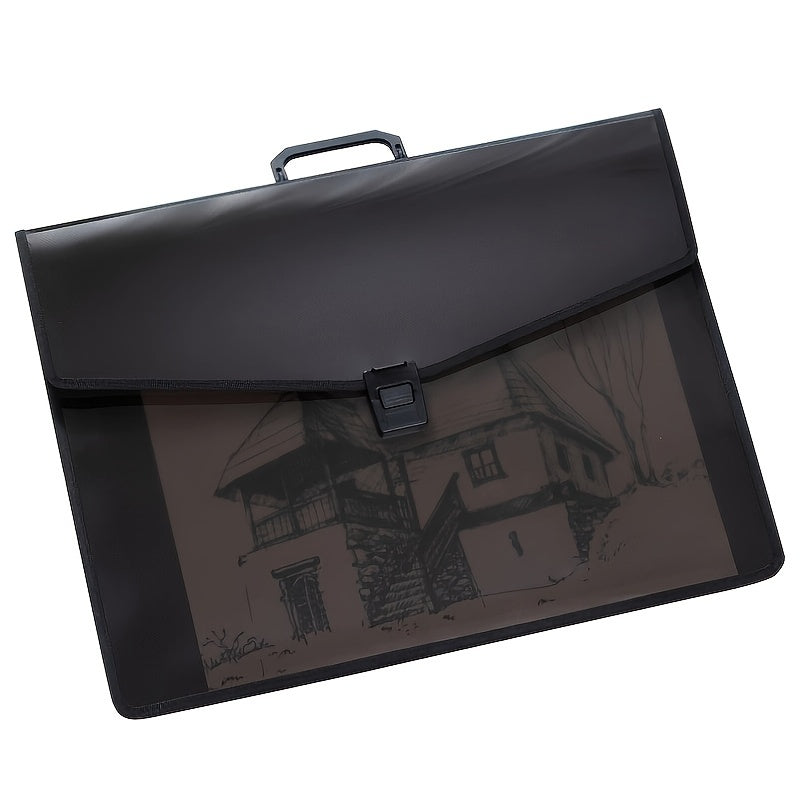 Waterproof Art Storage Bag Large Capacity 21.5x16x2.3 Inches