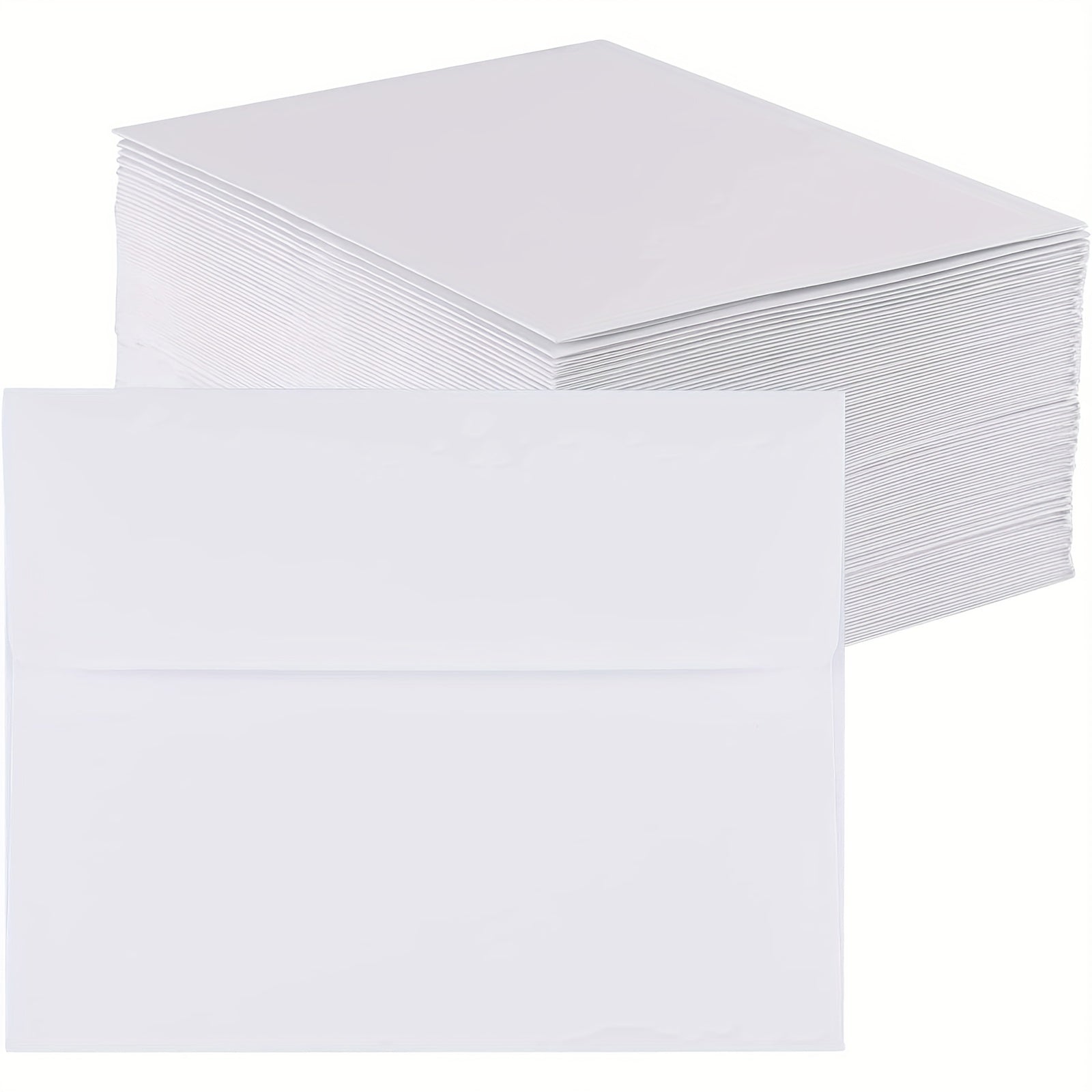 100 Packs Blank Envelopes Peel & Seal Square Flap for Invitations Greeting Cards