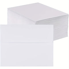100 Packs Blank Envelopes Peel & Seal Square Flap for Invitations Greeting Cards