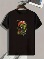 Cartoon Print Men's Graphic T shirt Casual Comfy Tees For Summer