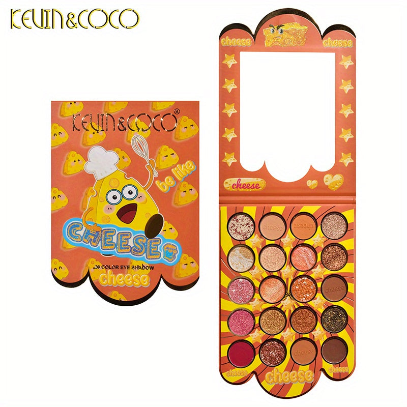 Cheese Eyeshadow Palette Pearly Matte Shimmer