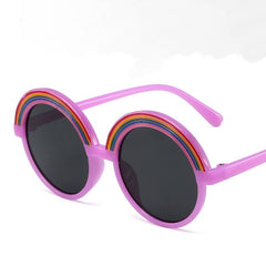 Personalized Cartoon Rainbow Frame Decorative Sunglasses
