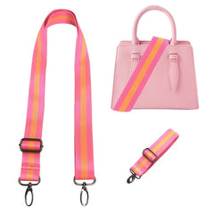 Adjustable Shoulder Strap Purse Replacement Belt Striped Removable Strap
