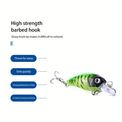 9pcs 4 Swinging Bait for Outdoor Fishing Freshwater Saltwater Realistic Movement