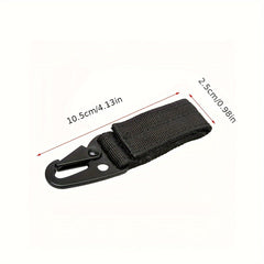 2pcs Molle Hook Carabiner Outdoor Nylon Webbing Hanging Buckles