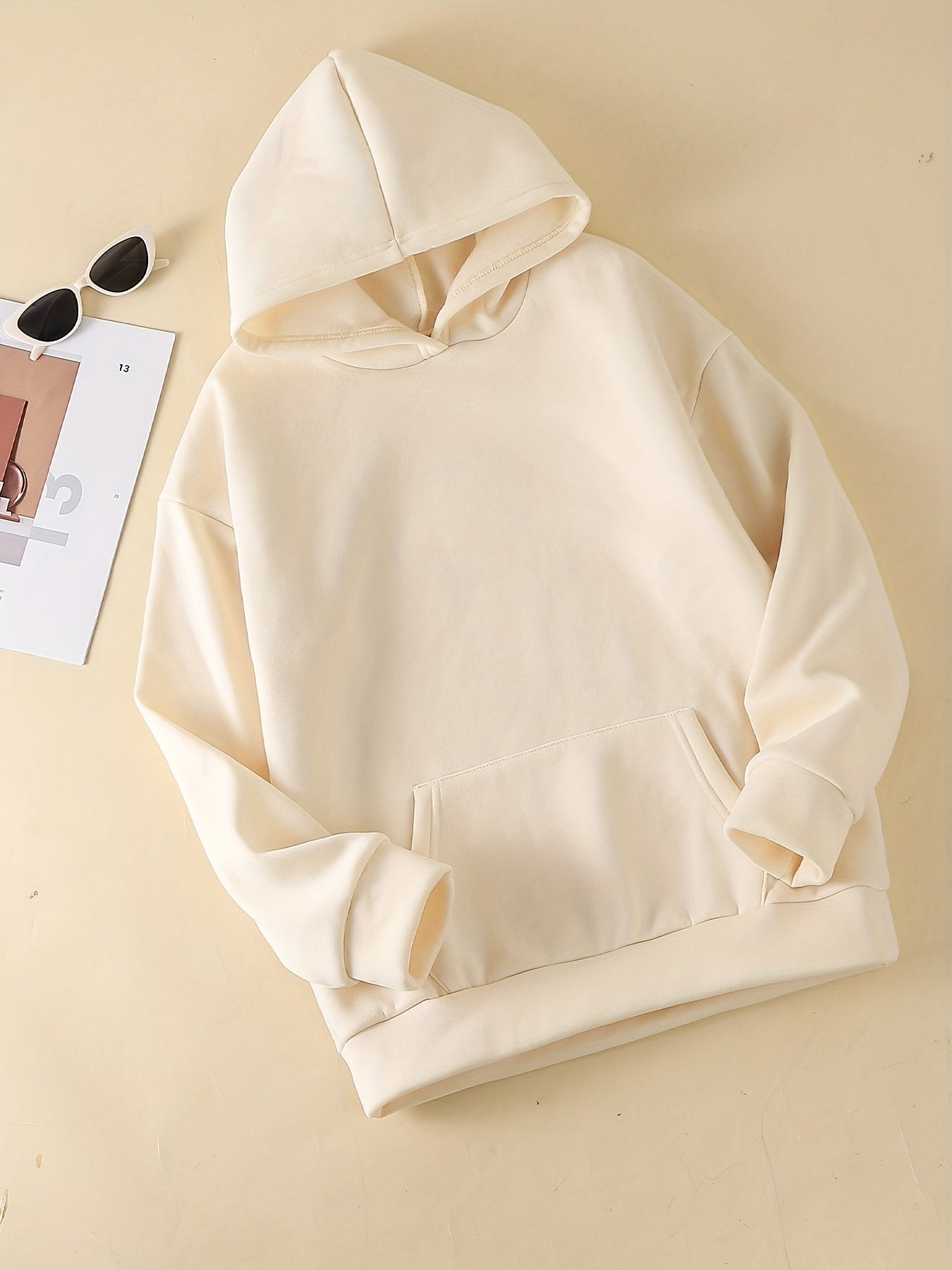 Pattern Hoodie Casual Long Sleeve Sweatshirt Women's Clothing