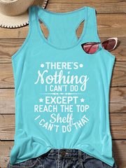 Casual Tank Top Women's Plus Slogan Print Round Neck Vest Top