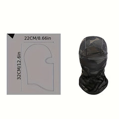 Camouflage Balaclava Cycling Mask Windproof UV Protection Full Face Mask