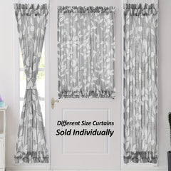 Leaves Printed American Style Partition Curtain