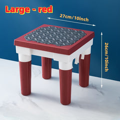 Portable Folding Stool Indoor Outdoor Bathroom Waterproof Non-slip Stool