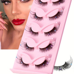 Sexy Doll Style False Eyelashes C Curling Faux Pearl Decorative False Eyelashes