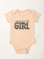 Baby Girls Mama's Girl Short Sleeve Onesie for Summer