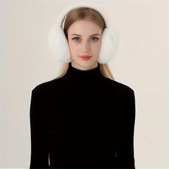 Soft Plush Earmuffs for Outdoor Winter Use