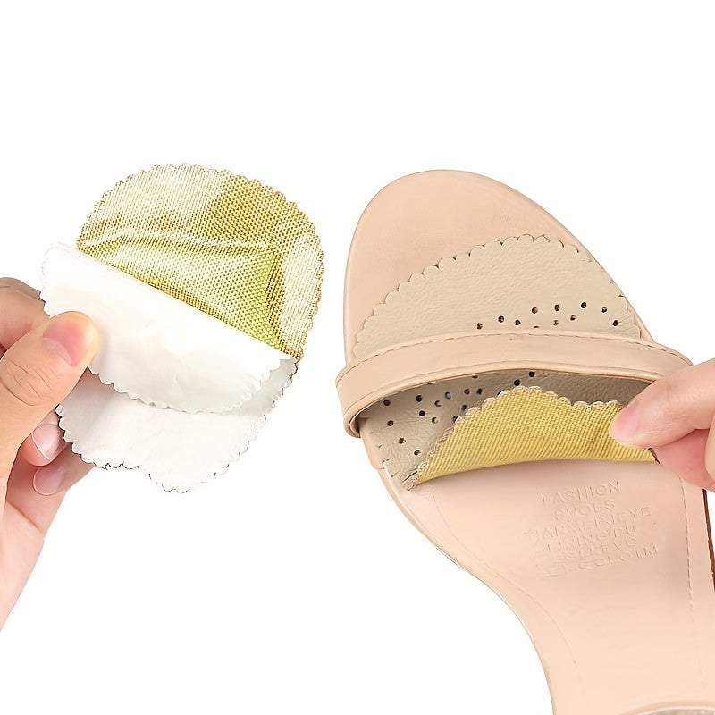 Breathable High Heel Ball of Foot Cushions - Sheepskin Non-slip Stickers