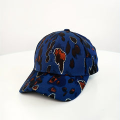 Leopard Print Baseball Cap Hip Hop Hot Stamping Sun Hat Adjustable Sunscreen Gol