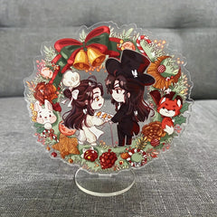 Anime Christmas Blessing Figure Action Gift Desk Decor Chinese Cartoon