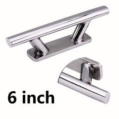 316 Stainless Steel 6 Square Base Plate Boat Dock Cleat