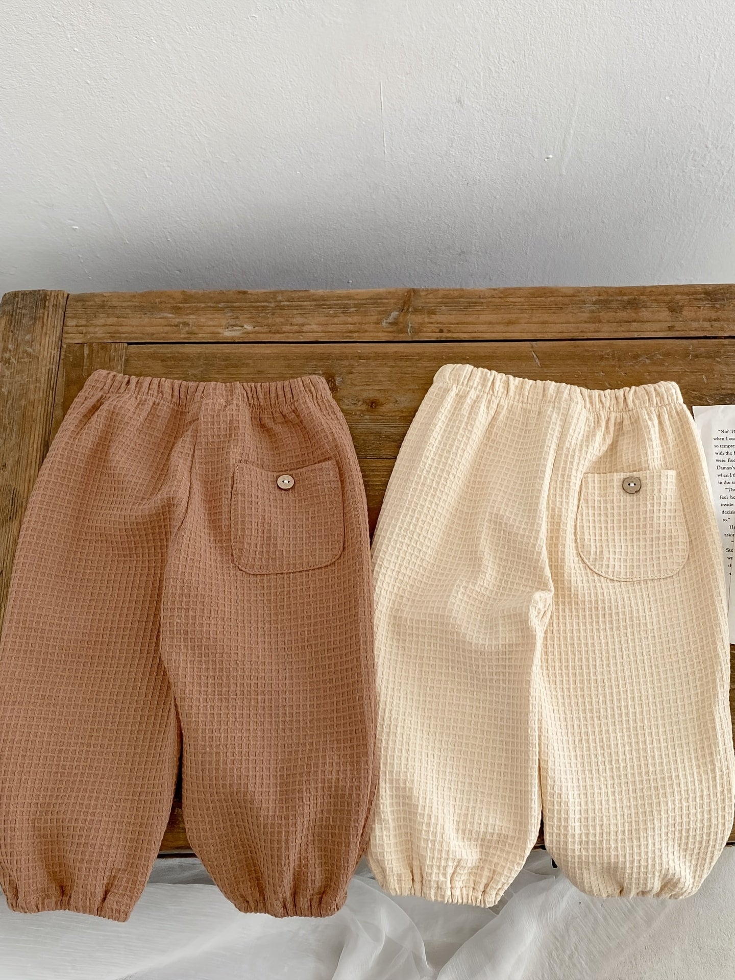 Baby Boys Elastic Waist Sports Pants