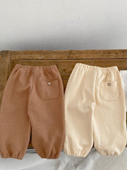 Baby Boys Elastic Waist Sports Pants