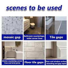 Flexible Waterproof Seam Glue for Tile & Floor, Mildew-proof