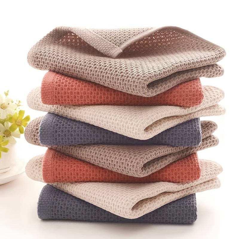 4pcs Waffle Cotton Towels 33x72 Absorbent Soft Hand Towels Multiple Colors