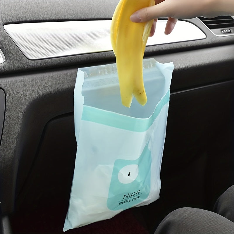 20PCS Car Back Seat Garbage Bag Hanging Trash Can Household Storage Bag