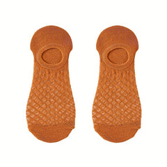 10 Pairs Sports Ankle Socks for Women Hollow Out Low Cut Stockings