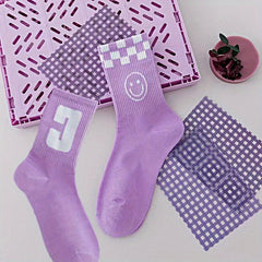 2 Pairs Cartoon Knit Socks for Boys and Girls