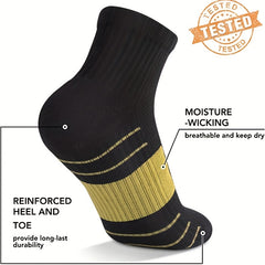 Breathable Copper Compression Socks for Ankle Plantar Support