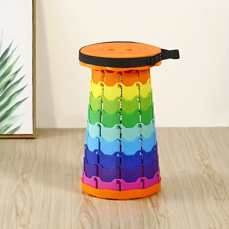 Portable Telescopic Stool for Outdoor Lightweight Folding Comfort
