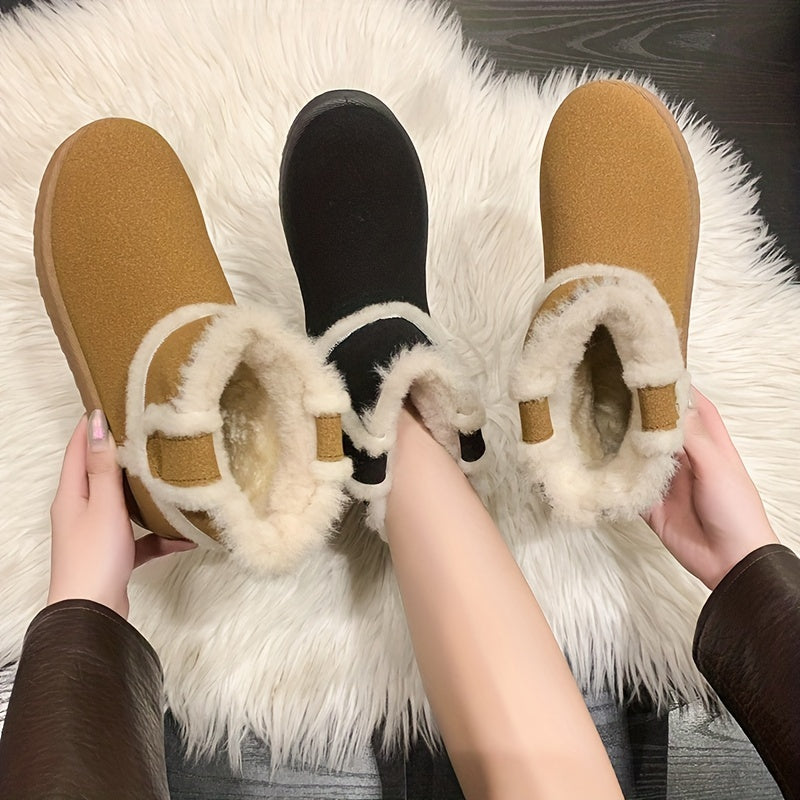 Women's Non slip Thickened Snow Boots Comfortable Warm Shoes