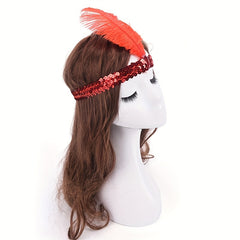 Glitter Flapper Charleston Costume Headband