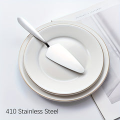 Cake Spatula Slicer Stainless Steel Pizza Shovel Fine Serrated Edge