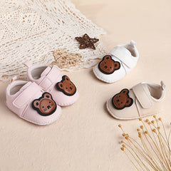 Cartoon Bear Baby Girls Sneakers Non Slip Shoes