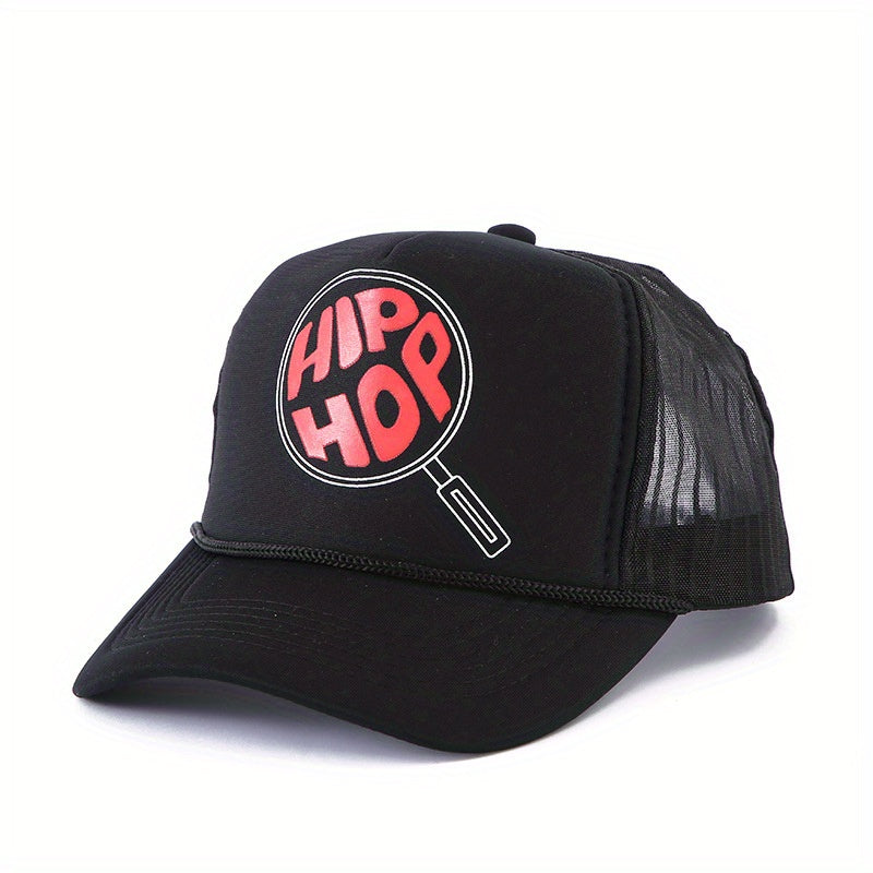 Hip Hop Graffiti Print Baseball Cap Outdoor Sunscreen Hat